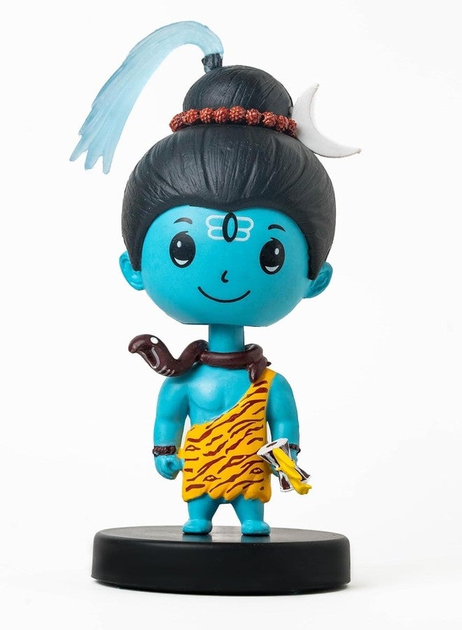 بادي زد تمثال هزاز الرأس لـ لاكشمي وشيف شانكار من BUDDYZ | قطع ديكور للمنزل، ولوحة قيادة السيارة، وطاولة المكتب | تمثال إلهي للمهرجانات | هدية عيد ميلاد للأطفال والأصدقاء - Image 4